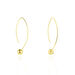 Créoles Helle Amande Or Jaune - Boucles d'oreilles créoles Femme | Histoire d’Or