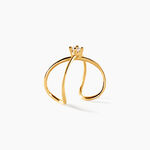 Bague D'oreille Unitaire Lenz Or Jaune Oxyde De Zirconium - Ear cuffs Femme | Histoire d&rsquo;Or