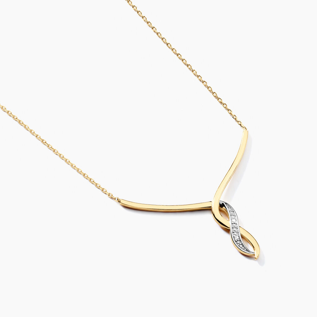 Collier Wynonna Or Jaune Diamant - Colliers Femme | Histoire d’Or