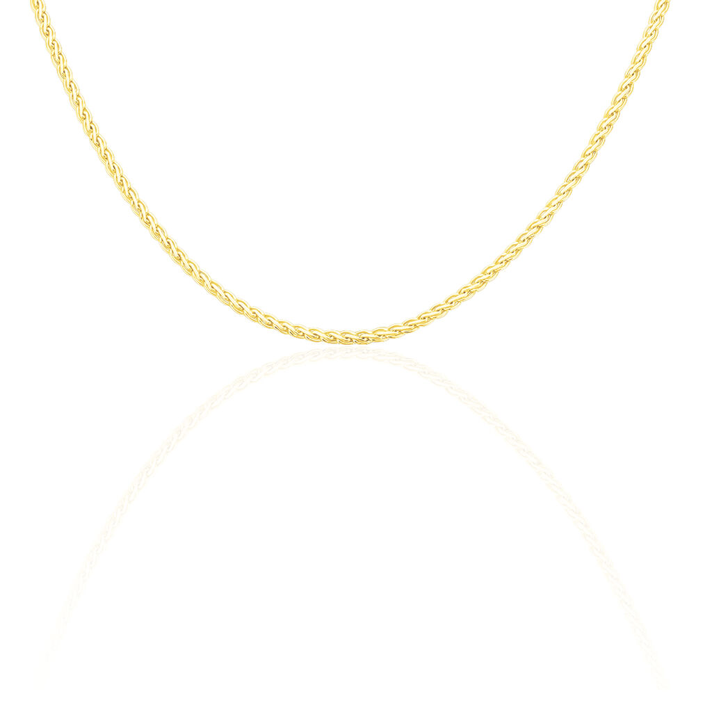 Collier Jayna Maille Palmier Or Jaune - Chaines Femme | Histoire d&rsquo;Or