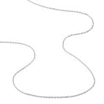 Cha&icirc;ne Igoa Maille For&ccedil;at Diamantee Or Blanc - Chaines Famille | Histoire d&rsquo;Or