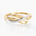 Bague Ester Or Jaune Diamant - Bagues avec pierre Femme | Histoire d&rsquo;Or