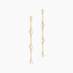 Boucles D'oreilles Pendantes Nanuk Or Jaune Oxyde Et Perle De Culture - Boucles d'oreilles pendantes Femme | Histoire d&rsquo;Or