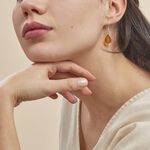 Boucles D'oreilles Pendantes Argent Blanc Mareme Ambre - Boucles d'oreilles fantaisie Femme | Histoire d&rsquo;Or
