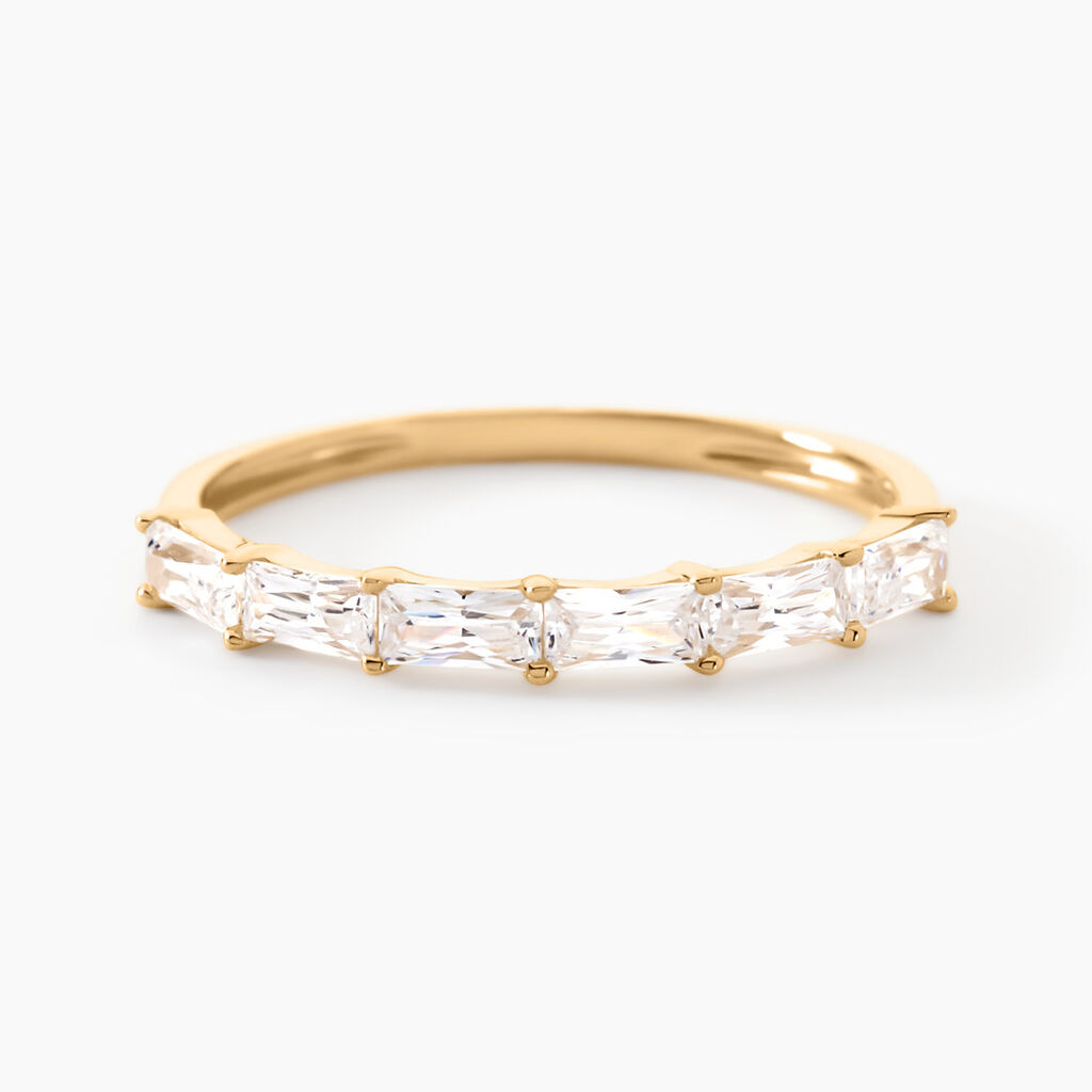 Bague Ilean Or Jaune Oxyde De Zirconium - Bagues avec pierre Femme | Histoire d&rsquo;Or