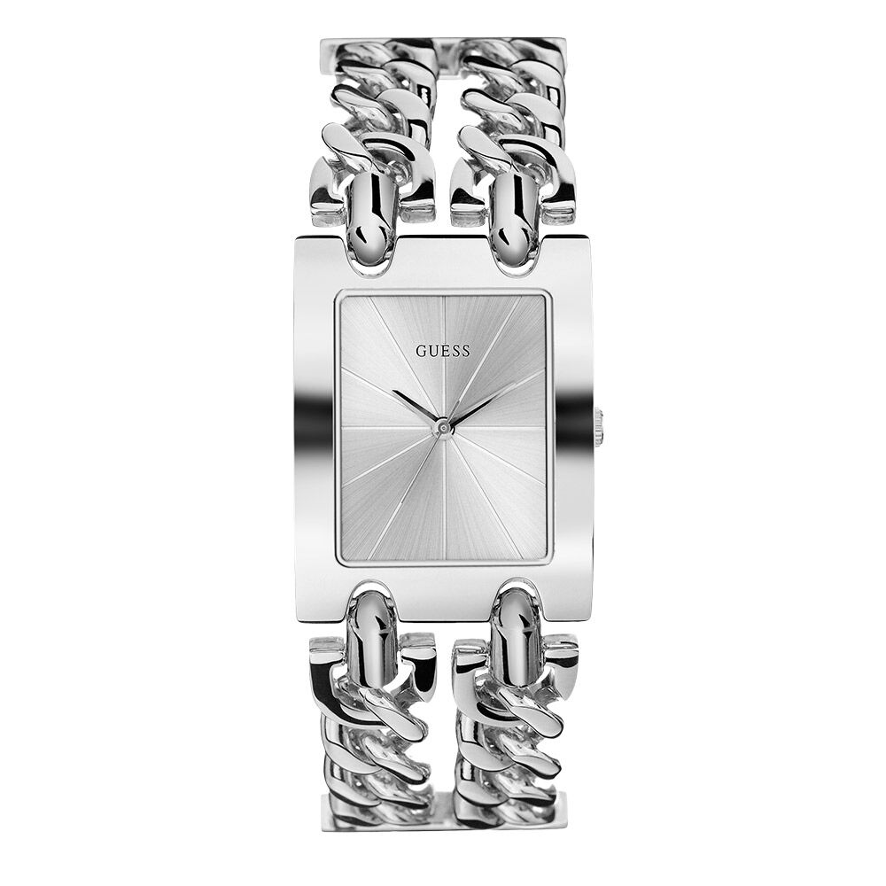 Montres Guess W1117L1 Acier Clip Blanc Rectangulaire - HIMFBQF0KP0 •  Histoire d'Or