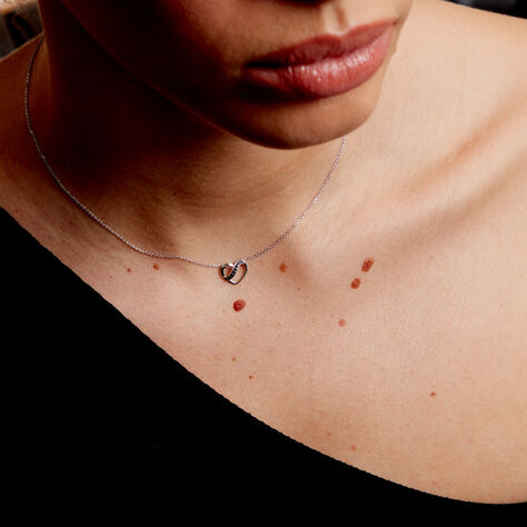 Collier Or Blanc Julianoir Diamants - Colliers Femme | Histoire d’Or