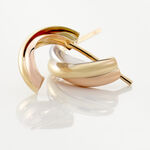 Cr&eacute;oles Igora Or Tricolore - Boucles d'oreilles cr&eacute;oles Femme | Histoire d&rsquo;Or