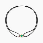 Bracelet Tere Or Jaune Emeraude - Bracelets cordon Femme | Histoire d&rsquo;Or