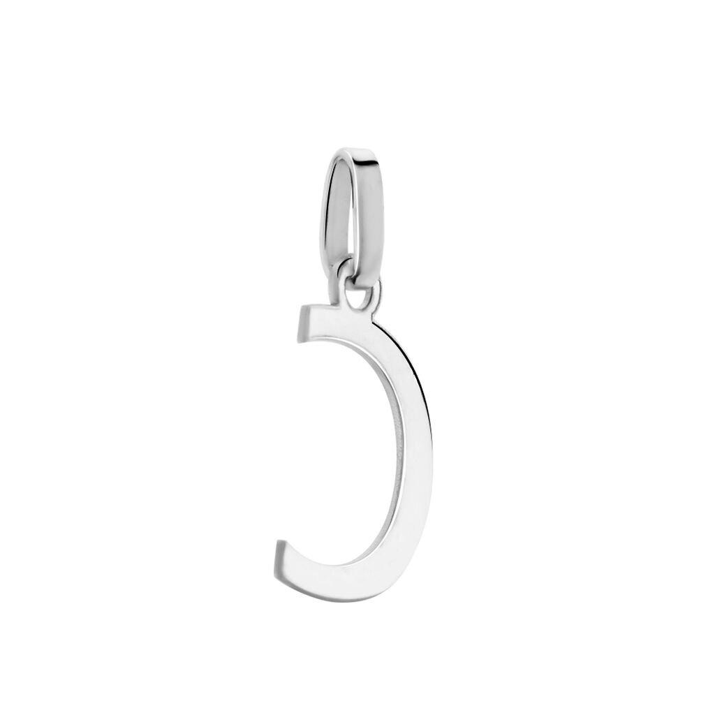 Pendentif Ionia Lettre Or Blanc - Pendentifs Famille | Histoire d’Or