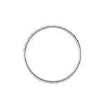 Alliance Heldea Ruban Plat Or Blanc - Alliances Unisex | Histoire d&rsquo;Or