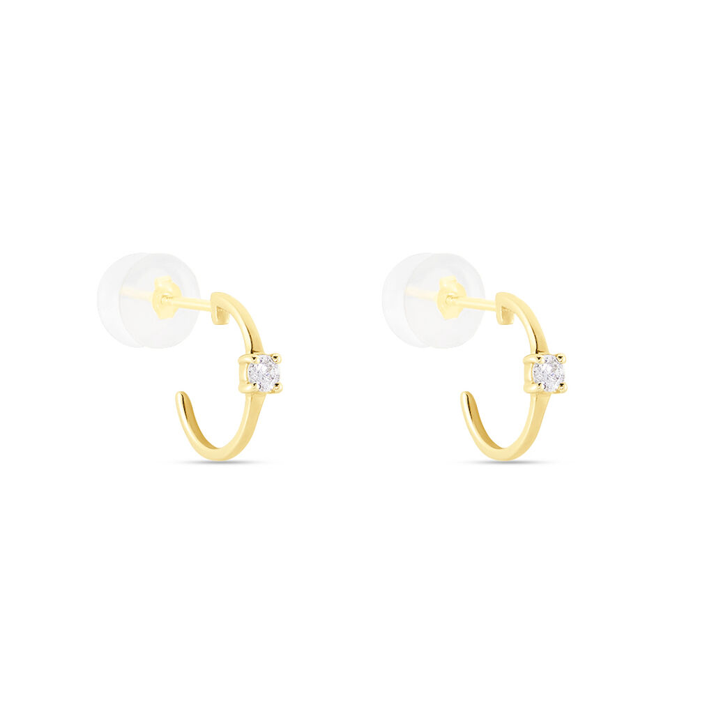 Créoles Or Jaune Bedelia Oxyde - Boucles d'oreilles créoles Femme | Histoire d’Or