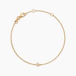 Bracelet Jil Plaqu&eacute; Or Jaune Oxyde De Zirconium - Bracelets Femme | Histoire d&rsquo;Or