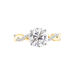 Bague Solitaire Caralyn Or Jaune Oxyde De Zirconium - Bagues solitaires Femme | Histoire d’Or