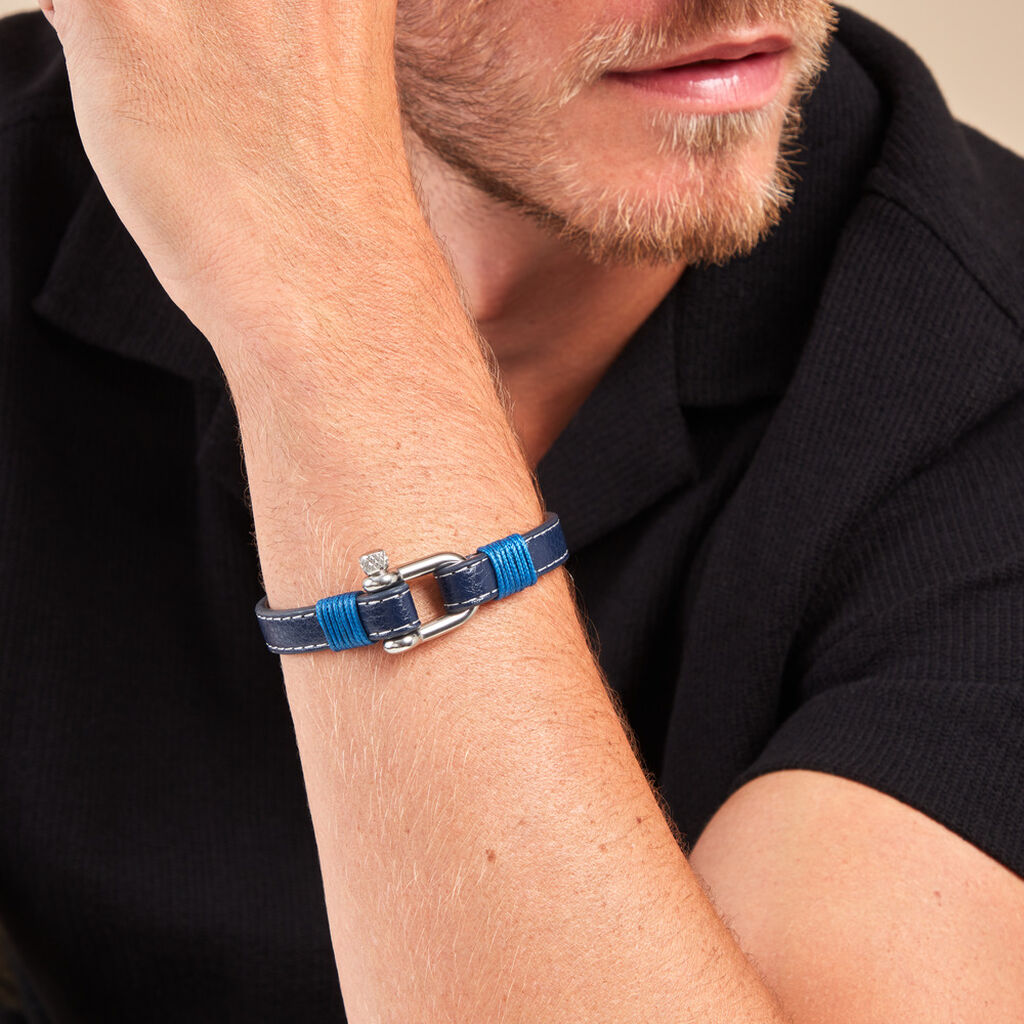 Bracelet Amarelo Acier Blanc - Bracelets Homme | Histoire d’Or