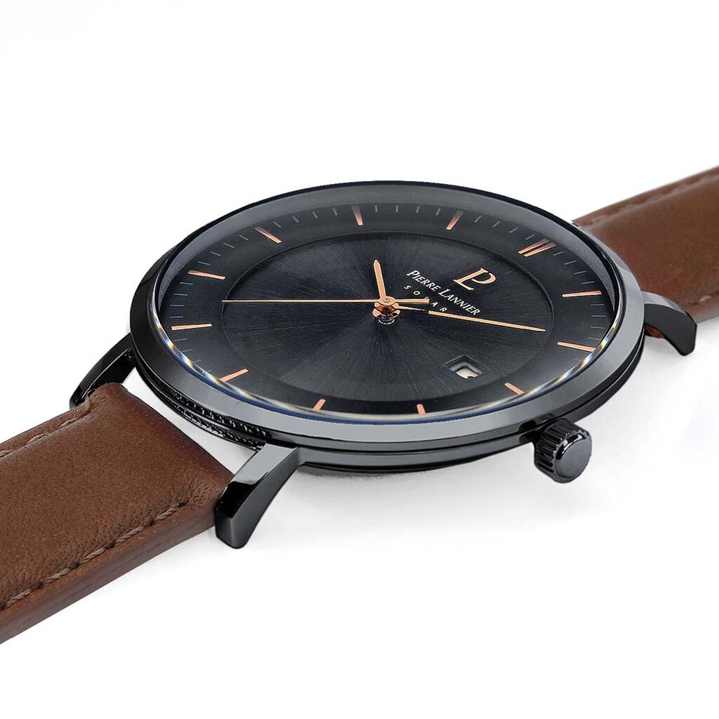 Montre Pierre Lannier Inti Noir - Montres Homme | Histoire d’Or