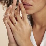 Bague Karlena Or Jaune Oxyde De Zirconium - Bagues solitaires Femme | Histoire d&rsquo;Or