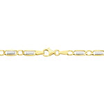 Collier Danae Plaquette Or Bicolore - Chaines Homme | Histoire d&rsquo;Or