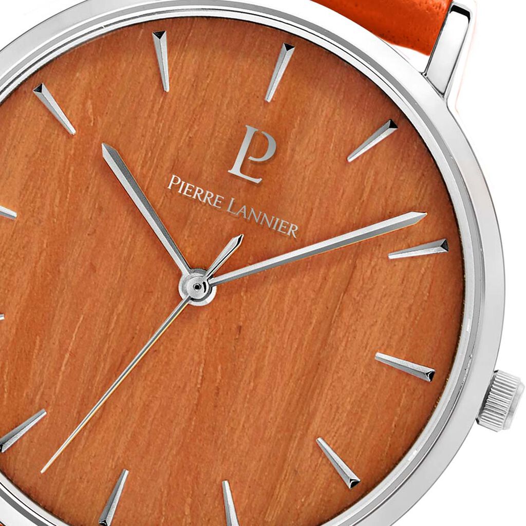 Montre Lannier Pierre Nature Acier Argent&eacute; - Montres Femme | Histoire d&rsquo;Or