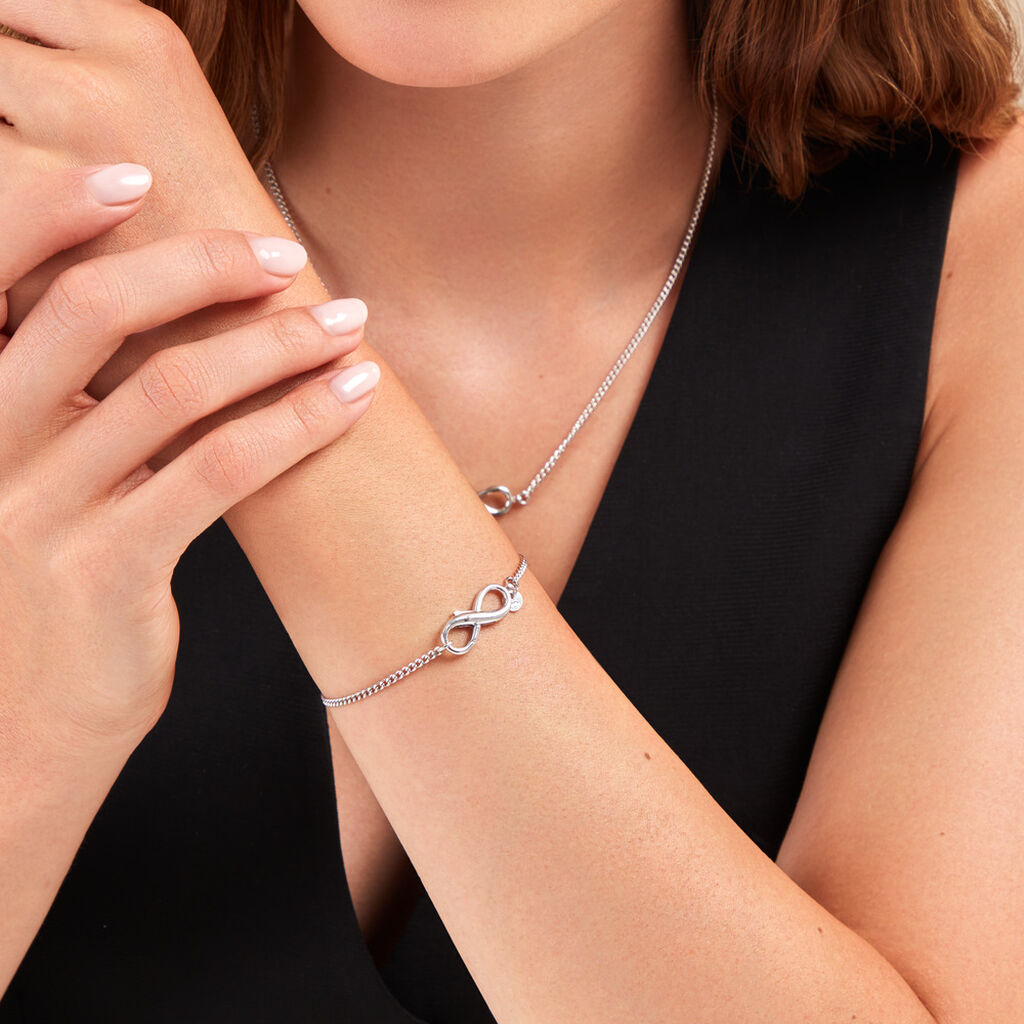 Bracelet Vianette Argent Blanc - Bracelets Femme | Histoire d’Or