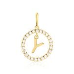 Pendentif Gabe Or Jaune Oxyde De Zirconium - Pendentifs Femme | Histoire d&rsquo;Or