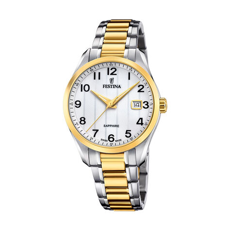 Montre Festina Swiss Made Argenté - Montres suisses Homme | Histoire d’Or