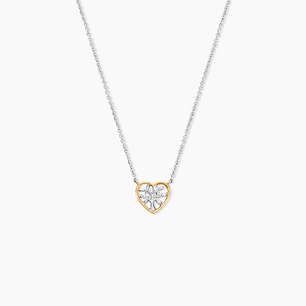 Collier Or Jaune Oxyde De Zirconium - Colliers Femme | Histoire d’Or