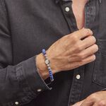 Bracelet Jourdan 1921 Acier Blanc &oelig;il De Tigre - Bracelets Homme | Histoire d&rsquo;Or