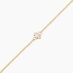 Bracelet Ivy Acier Jaune Oxyde De Zirconium - Bracelets Femme | Histoire d&rsquo;Or