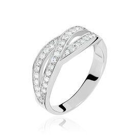 Bague Jonc Blondie Argent Oxyde De Zirconium - Bagues avec pierre Femme | Histoire d’Or
