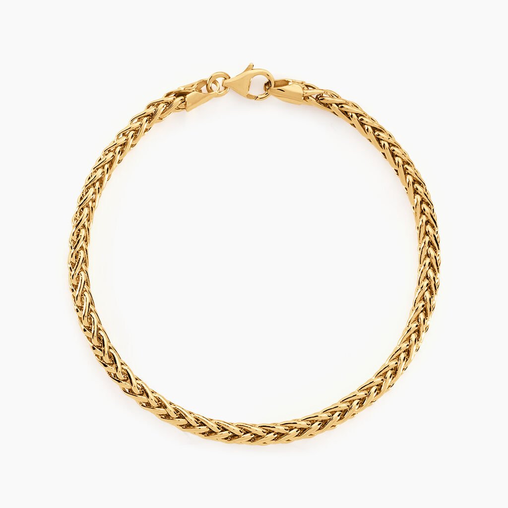 Bracelet Jayna Maille Palmier Or Jaune