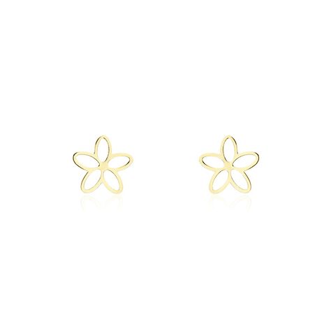 Boucles D'oreilles Puces Dacre Or Jaune - Clous d'oreilles Femme | Histoire d’Or