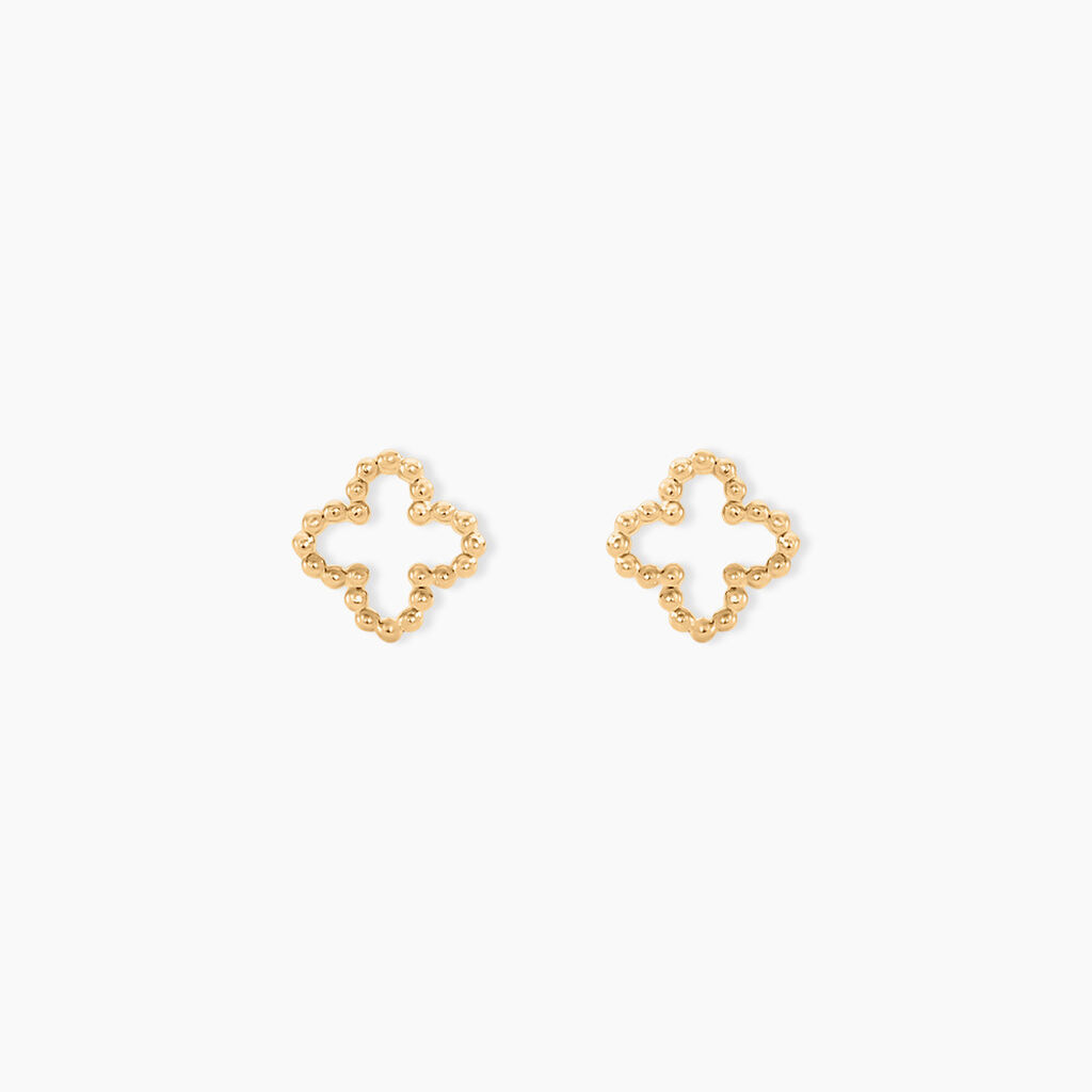 Boucles D'oreilles Puces Klotild Or Jaune - Clous d'oreilles Femme | Histoire d’Or