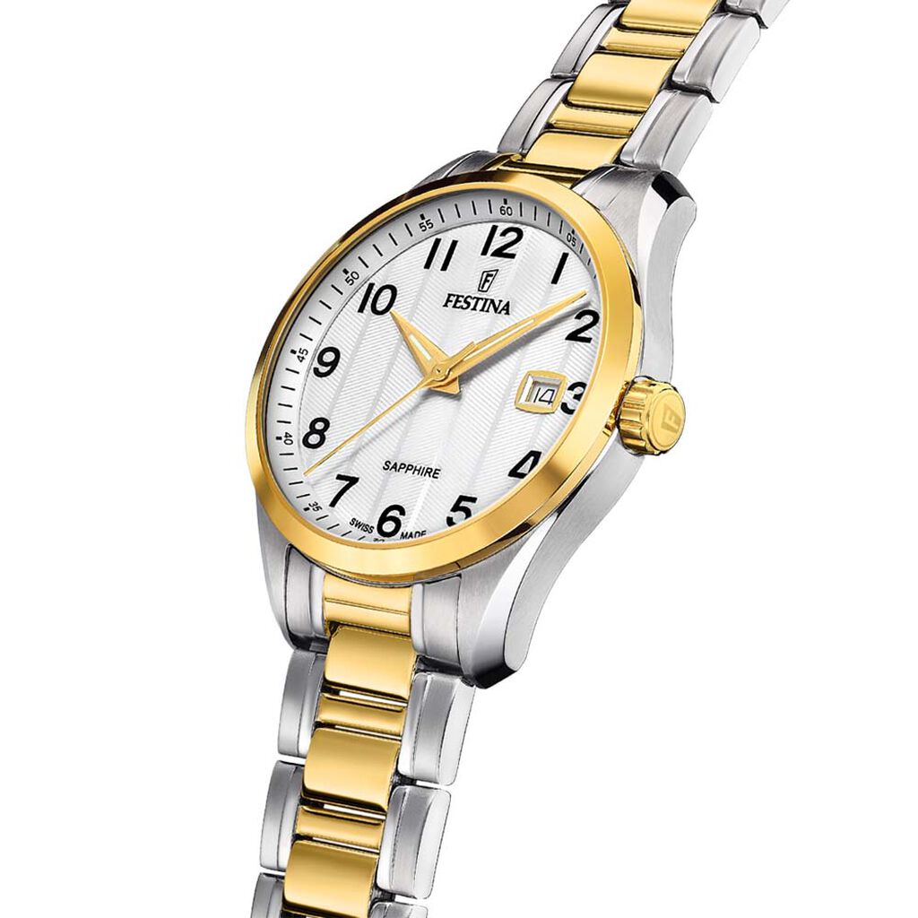 Montre Festina Swiss Made Argenté - Montres suisses Homme | Histoire d’Or