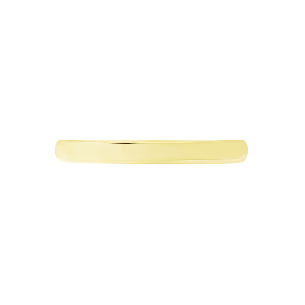 Alliance Sirona Demi Jonc Confort Or Blanc - Alliances Femme | Histoire d’Or