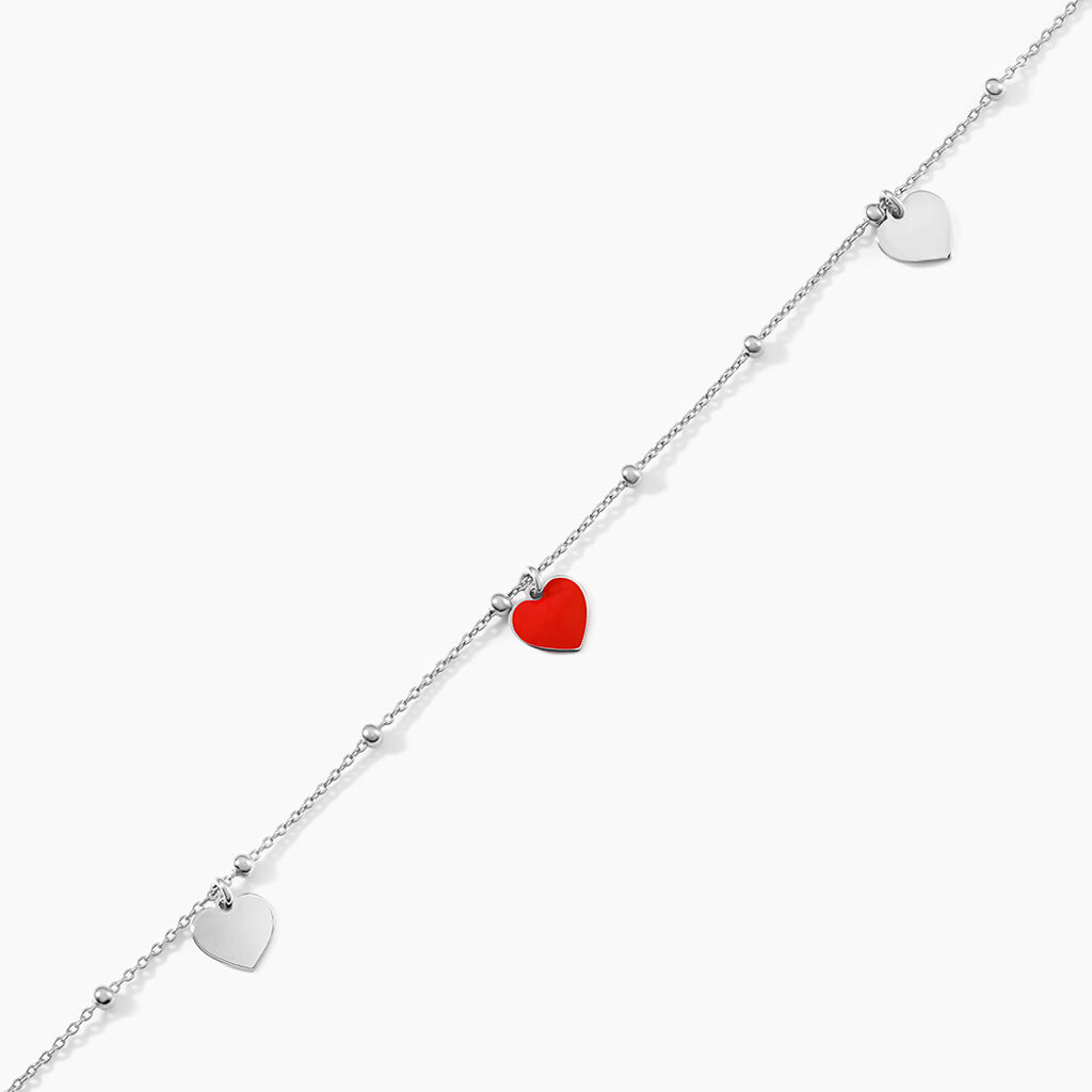 Bracelet Hinde Argent Blanc - Bracelets Femme | Histoire d&rsquo;Or