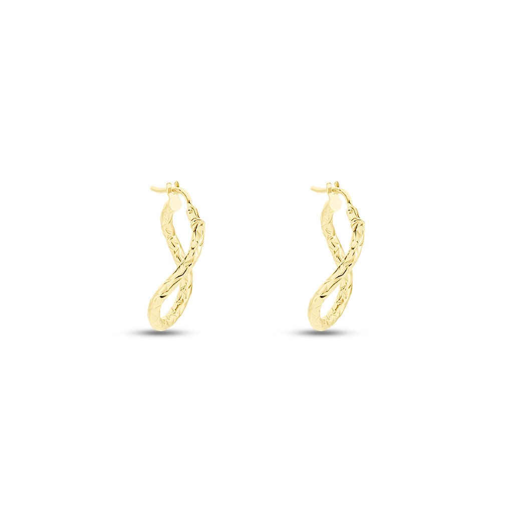 Cr&eacute;oles Carlyle Or Jaune - Boucles d'oreilles cr&eacute;oles Femme | Histoire d&rsquo;Or