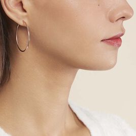 Créoles Valencina Flexibles Rondes Or Rose - Boucles d'oreilles créoles Femme | Histoire d’Or