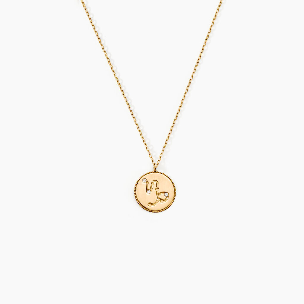 Collier Astrolae Or Jaune Diamant - Colliers Zodiaque Femme | Histoire d’Or
