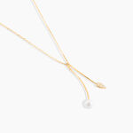 Collier Lucija Or Jaune Perle De Culture Et Oxyde De Zirconium - F&ecirc;te des m&egrave;res Femme | Histoire d&rsquo;Or