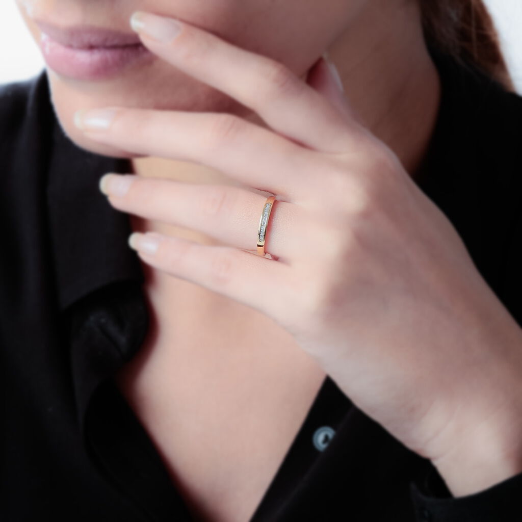 Alliance Hippolyne Or Jaune Diamant - Alliances Femme | Histoire d’Or