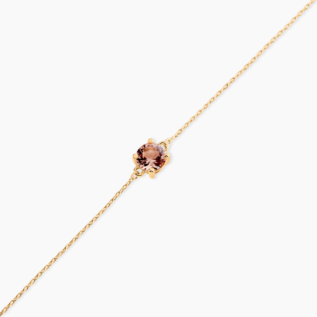 Bracelet Plaqu&eacute; Or Jaune Nilay Oxyde De Zirconium - Bracelets Femme | Histoire d&rsquo;Or