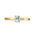 Bague Lily Or Jaune Emeraude - Bagues solitaires Femme | Histoire d’Or