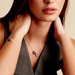 Collier Lineth Argent Blanc C&eacute;ramique Oxyde De Zirconium - Colliers fantaisie Femme | Histoire d&rsquo;Or