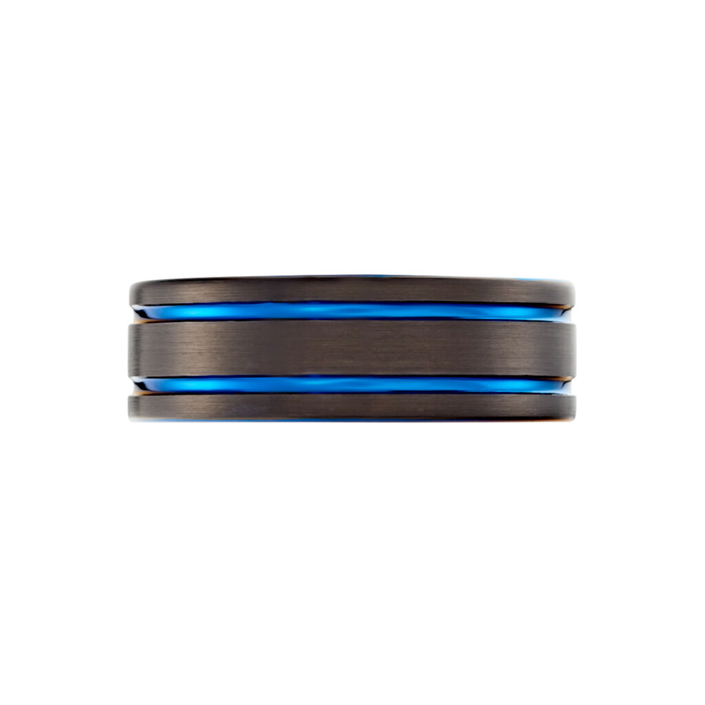 Bague Jourdan Homme Bada Tungstene Noir - Bagues Homme | Histoire d’Or