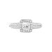 Solitaire Or Blanc  Princessa Diamant Synthetique - Bagues solitaires Femme | Histoire d’Or