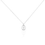 Collier Momaza Or Blanc Diamant - Colliers Femme | Histoire d&rsquo;Or