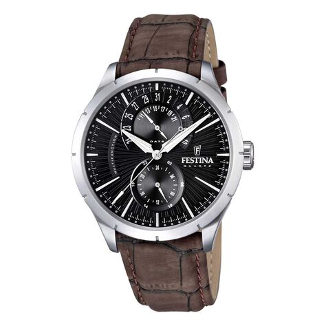 Montre Festina Retro Noir - Montres Homme | Histoire d’Or