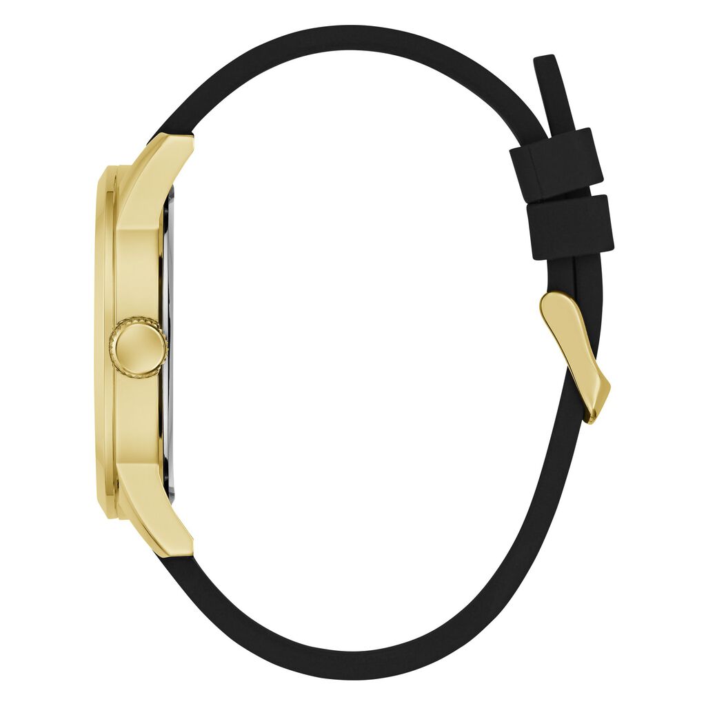 Montre Guess Badge Noir - F&ecirc;te des p&egrave;res Homme | Histoire d&rsquo;Or