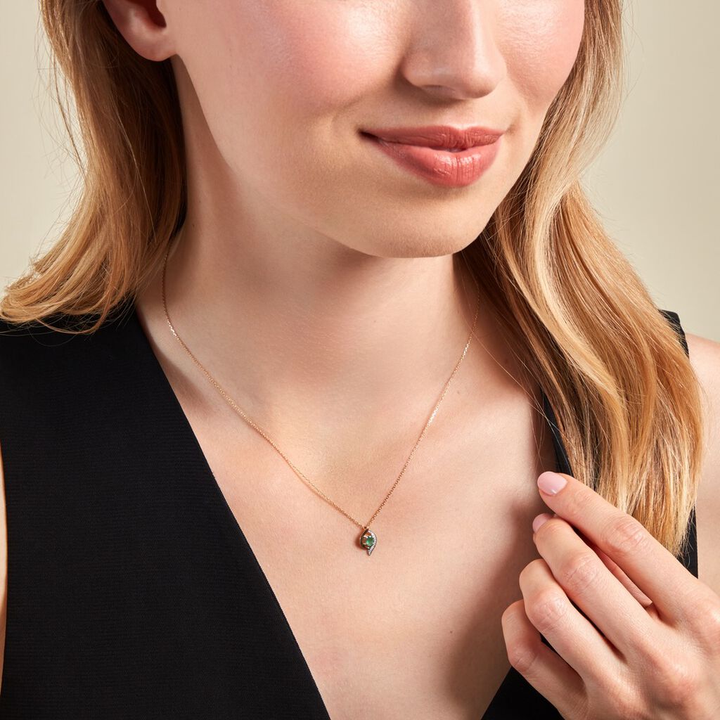 Collier Lydia Or Jaune Emeraude - Colliers Femme | Histoire d’Or